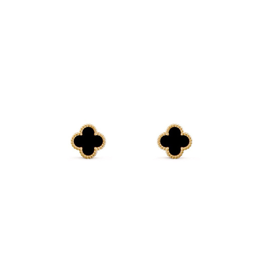 14ct Clover Charm Earrings/Mini