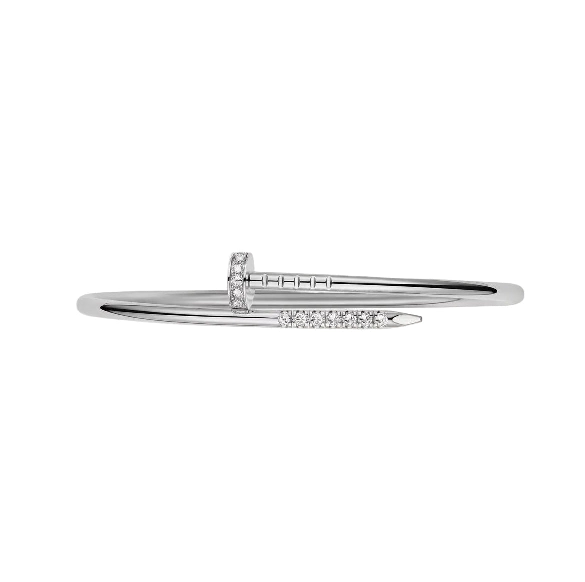 14ct White Gold Nail Bracelet/Small