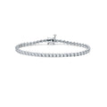 14ct White Gold Tennis Bracelet/Small
