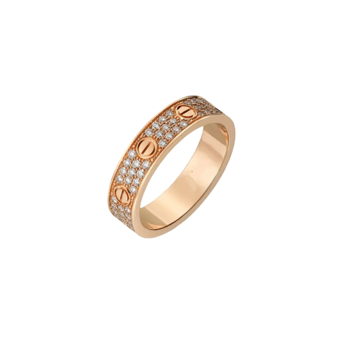 14k Rose Gold Love Ring