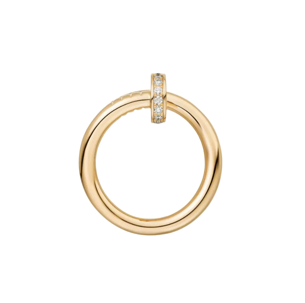14k Yellow Gold Nail Ring/Medium