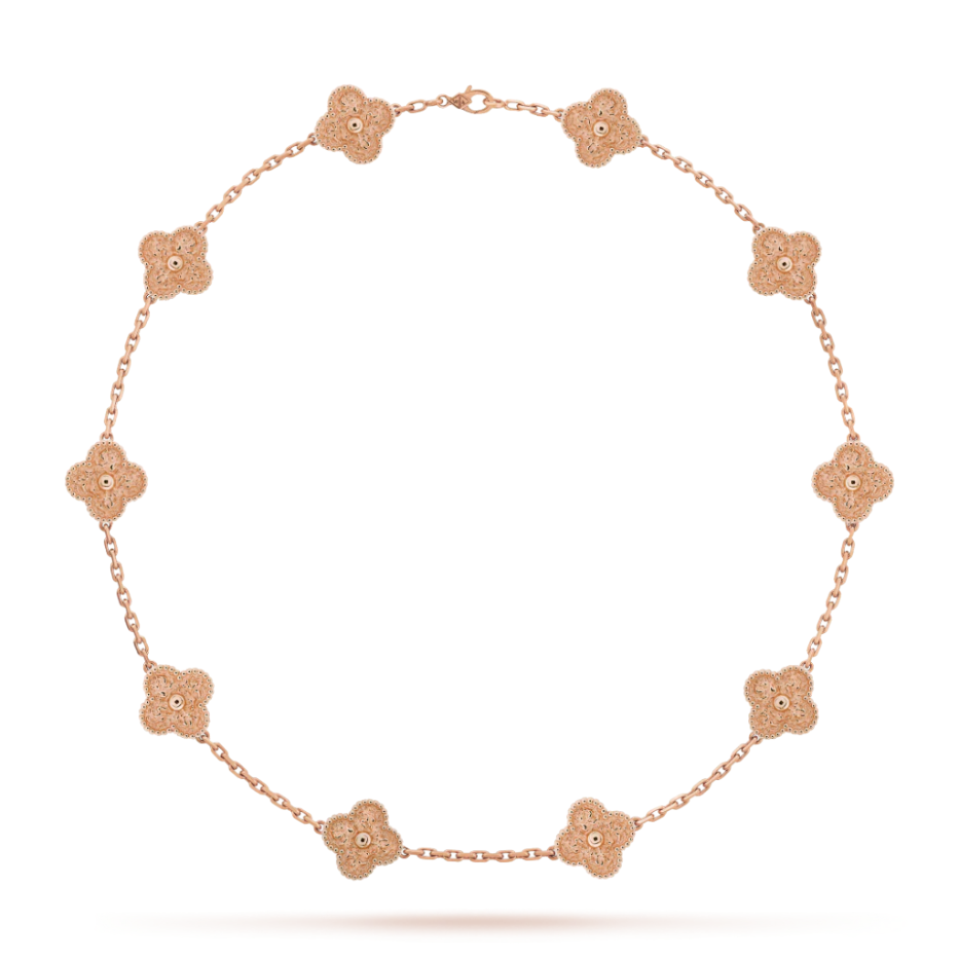 14ct Clover Charm Necklace