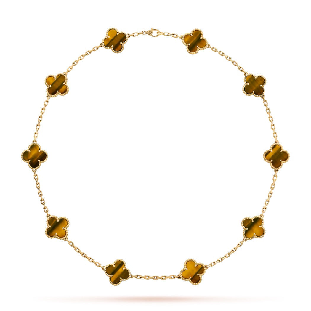 14ct Clover Charm Necklace
