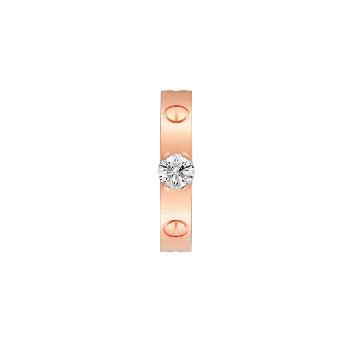 14k Rose Gold Love Ring