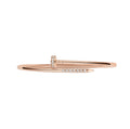 14ct Rose Gold Nail Bracelet/Small