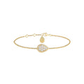 14ct Pearl Chain Bracelet