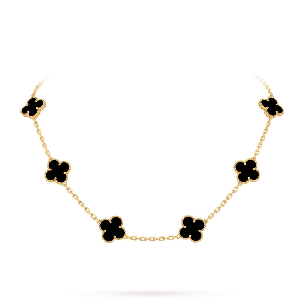 14ct Clover Charm Necklace