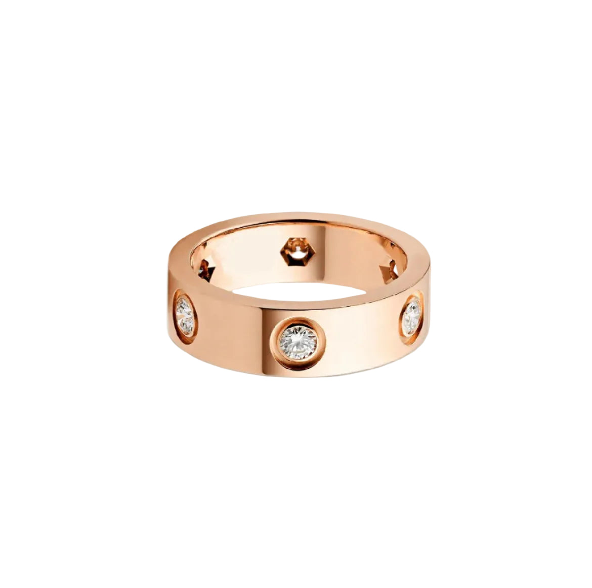 14k Rose Gold Love Ring