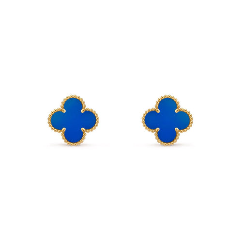 14ct Clover Charm Earrings