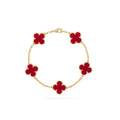 14ct Clover Charm Bracelet