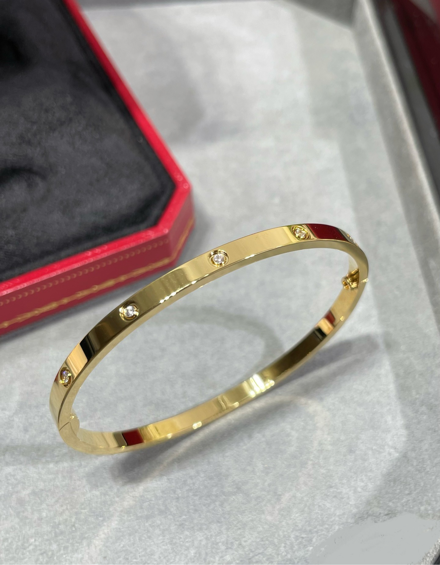 14k Yellow Gold Love Bracelet/Small
