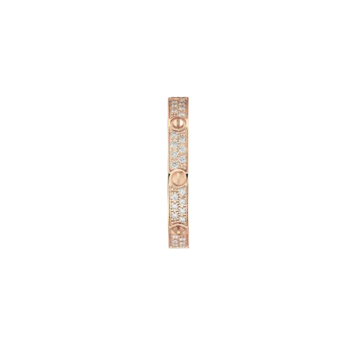 14k Rose Gold Love Ring/Small