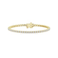 14ct Yellow Gold Tennis Bracelet/Small